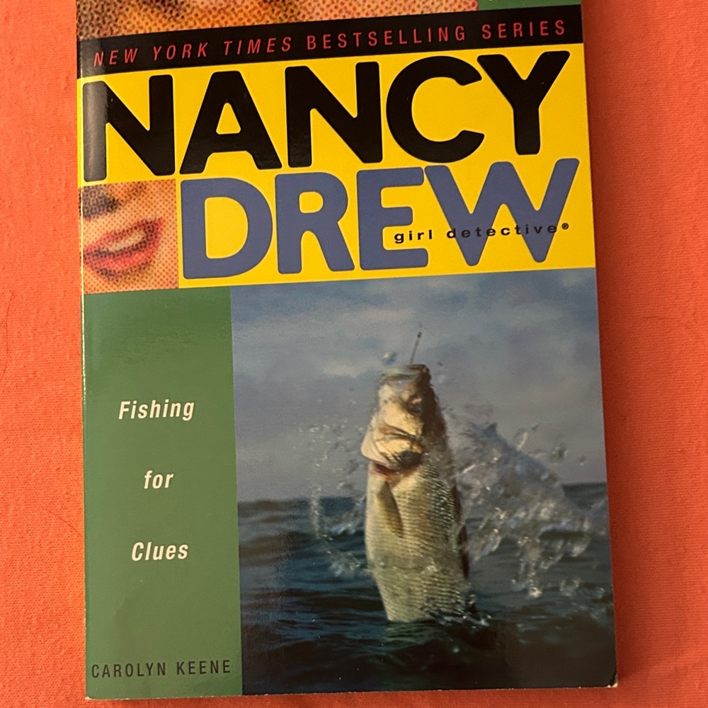 Nancy Drew Girl Detective Book - Fishing for Clues